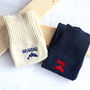 Personalised Embroidered Fishing Socks, thumbnail 4 of 7