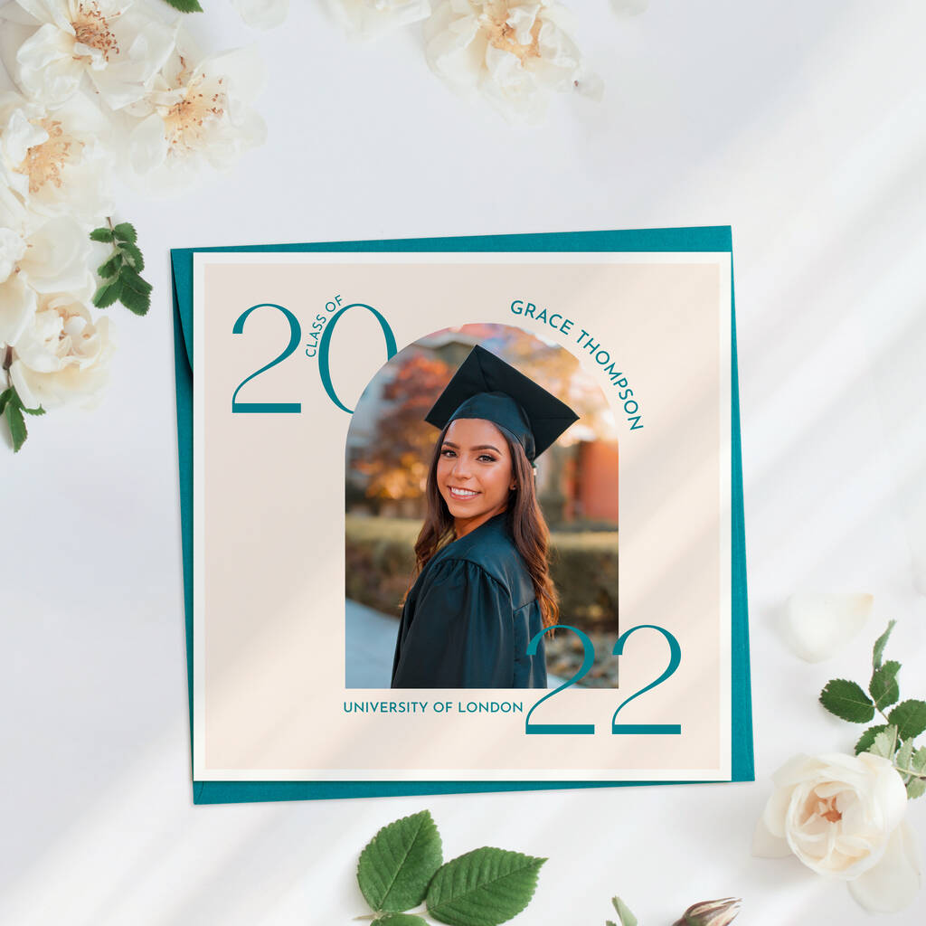 Personalised Graduation Photo Card By Lisa Marie Designs