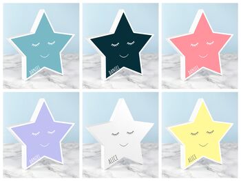 Personalised New Baby Star Keepsake, 5 of 12