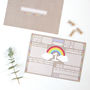 First Birthday Time Capsule Cards: Rainbow, thumbnail 1 of 4
