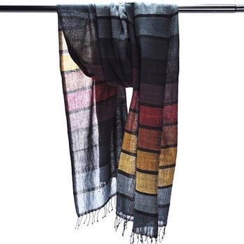 'Fair Trade' Handwoven Cotton Shawl Wrap From Ethiopia, 2 of 4
