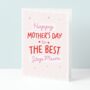 Cute Best Step Mum Mother's Day Card, thumbnail 1 of 5
