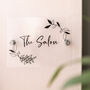 Personalised Wall Mounted Acrylic Leaves Office Sign, thumbnail 1 of 4