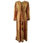 'Goldie' Black And Mustard Maxi Dress, thumbnail 4 of 5