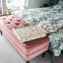 Cushioned Lap Tray In Multi Spots With Wooden Frame, thumbnail 1 of 7