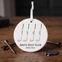 Personalised Dad’s Golf Club Name Bauble, thumbnail 4 of 4