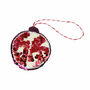 Perfect Pomegranate Sequin Hanging Decoration, thumbnail 4 of 5