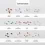Personalised Mini Birthstone Ring Bracelet, thumbnail 4 of 5