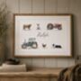 Personalised Children's Farm Name Print, thumbnail 1 of 5
