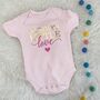 Mummy's Little Love Valentines Babygrow, thumbnail 1 of 2