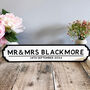 Personalised Wedding Road Sign, thumbnail 2 of 2