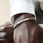 Personalised Men's Stainless Steel Plaque Bracelet, thumbnail 6 of 11