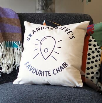 Personalised Favourite Seat Cushion, 2 of 6