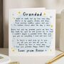 Personalised Grandad Father's Day Poem Card, thumbnail 1 of 7