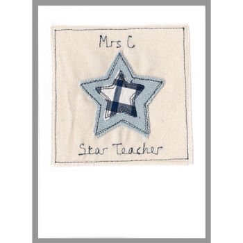 Personalised Star Thank You Card For Dad Or Him, 9 of 11