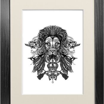 'The Regal Lion' Fine Art Print, 5 of 7