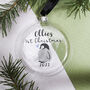 First Christmas Baby Penguin Christmas Bauble, thumbnail 7 of 12