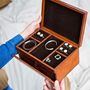 Personalised Leather Jewellery Box With Drawers, thumbnail 1 of 11