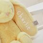 Personalised Easter Yellow Bunny Soft Toy, thumbnail 2 of 5