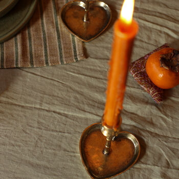 Brass Heart Candle Holder, 3 of 4