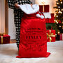 Personalised Special Delivery Red Sack, thumbnail 1 of 4