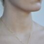 July Birthstone Ruby Crystal Necklace, thumbnail 1 of 5