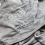 Personalised Silver Anniversary 25 Years Married Blanket, thumbnail 2 of 4