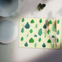 Melamine And Cork Leaf Placemats, thumbnail 1 of 6