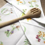Inky Wildflower Tea Towel, thumbnail 10 of 12