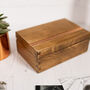 Personalised Wooden Cufflink Or Trinket Box, thumbnail 1 of 8