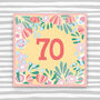 70th Birthday Card For Her, thumbnail 1 of 3