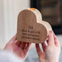 Personalised Heart Candle Holder Milestone Birthday Gift, thumbnail 4 of 6