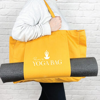 Personalised Organic Yoga Bag, 5 of 5