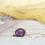 Ruby And Diamond Pave Necklace, thumbnail 5 of 10