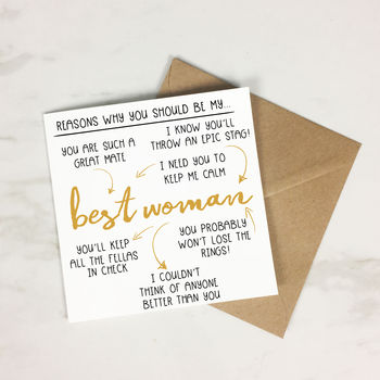 Personalised Be My Best Man/Best Woman Card, 5 of 5
