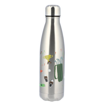 Golfing Icon Metal Thermos Water Bottle, 2 of 2
