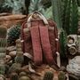 Sustainable Hemp Backpack Tula Red, thumbnail 3 of 10
