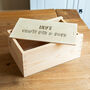Personalised Arts And Crafts Box With Sliding Lid, thumbnail 3 of 5