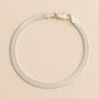Sterling Silver Triple Herringbone Bracelet, thumbnail 3 of 8