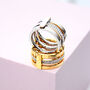 Orianna Gold Plated Statement Ring, thumbnail 2 of 6