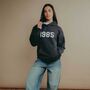 Unisex Personalised Year Heavyweight Hoodie, thumbnail 4 of 5