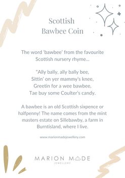 Scottish Bawbee Coin Necklace, 8 of 8