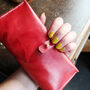 Personalised Leather Purse, Tie Dye Leather, thumbnail 7 of 12