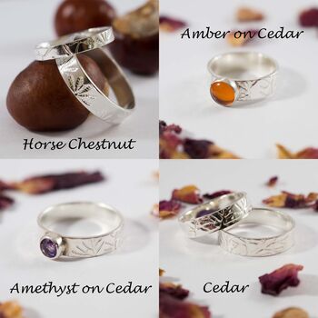 Amber Ring In Recycled Silver, 6 of 7