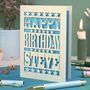 Personalised Happy Birthday Papercut Card, thumbnail 1 of 12