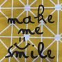 Make Me Smile Yellow Unisex Apron For Kids, thumbnail 2 of 4