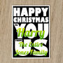 Personalised Names Christmas Card For Family, thumbnail 6 of 8