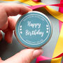 50th Birthday Silver Star Earrings In A Gift Tin, thumbnail 5 of 9