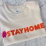 Stayhome Baby Handmade Unisex Organic Cotton T Shirt, thumbnail 3 of 4