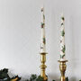 Hand Painted Poinsettia Candles, thumbnail 1 of 5